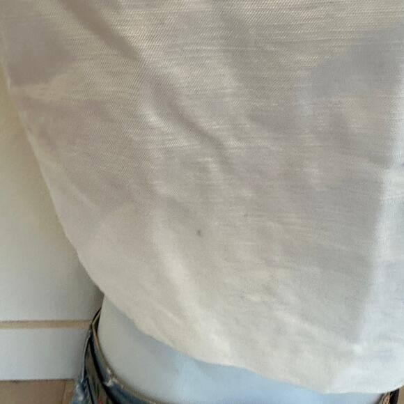 Claudie Pierlot White Crop Top XS Menswear Designer Boxy Vest Double Breast $340 - Picture 14 of 16